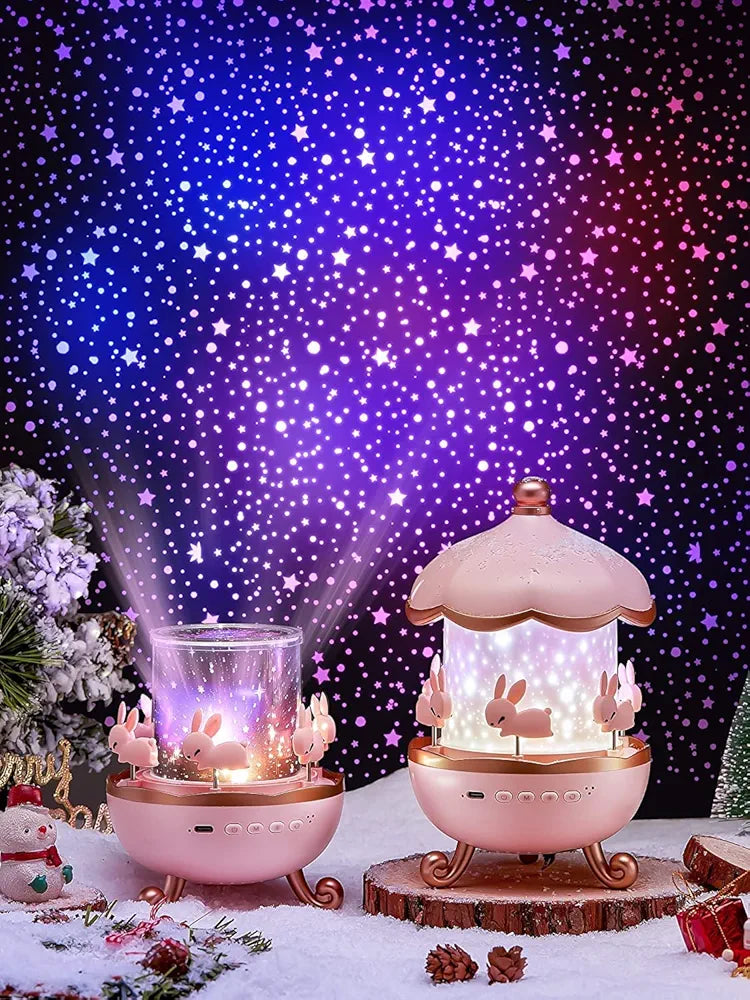🦄 360° Rotating Room Projector Night Light 🌌