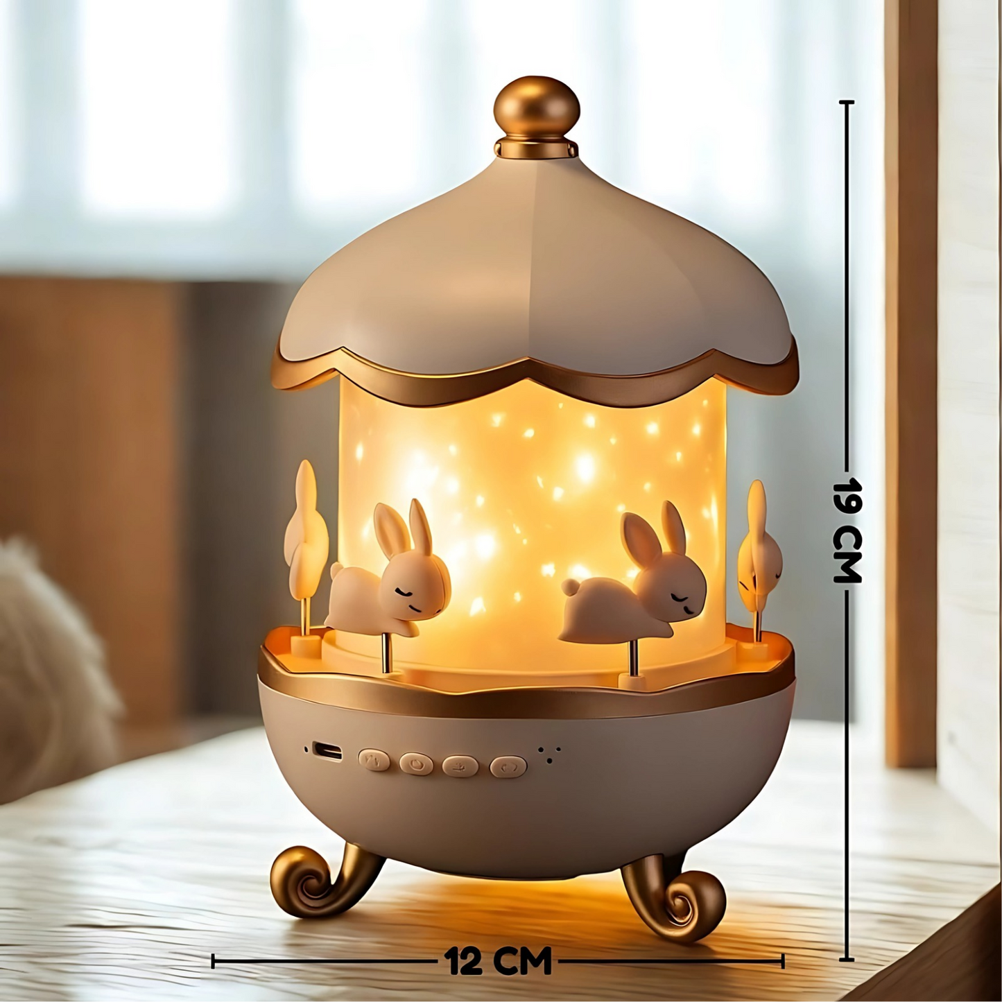 🦄 360° Rotating Room Projector Night Light 🌌