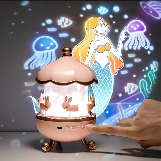 🦄 360° Rotating Room Projector Night Light 🌌